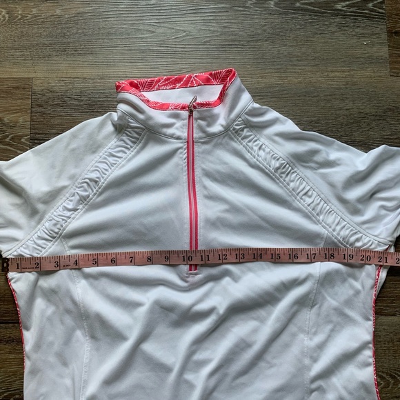Pebble Beach Dry Luxe Performance White Lightweight Quarter Zip Long Sleeve L - Picture 4 of 7